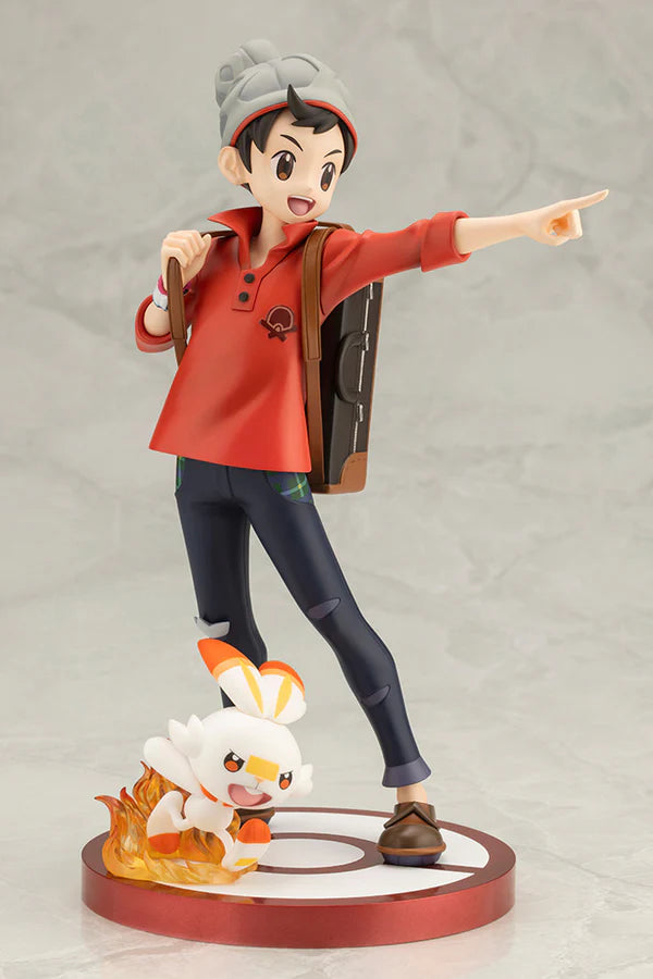 1/8 Pokemon Victor with Scorbunny Artfx J Statue
