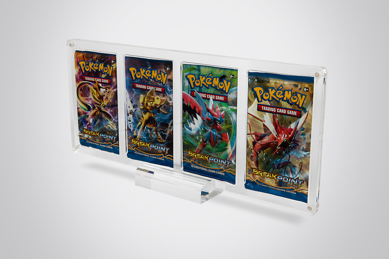 PALMS OFF GAMING - Quadruple Booster Pack Display Case incl. Stand