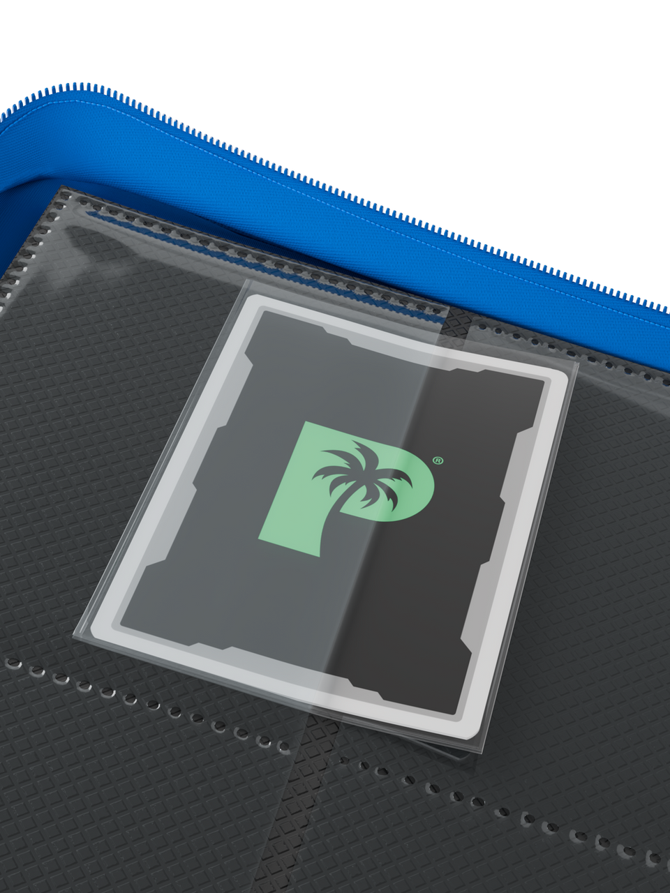 PALMS OFF GAMING Stealth 9 Pocket Zip Binder - Blue