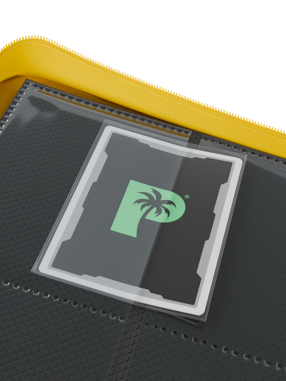 PALMS OFF GAMING Stealth 9 Pocket Zip Binder - YELLOW