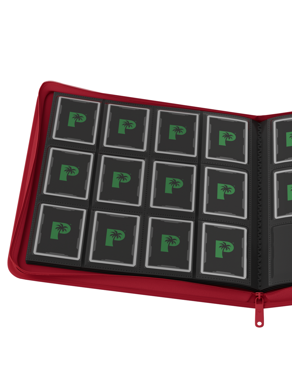 PALMS OFF GAMING - Stealth 12 Pocket Zip Binder - RED