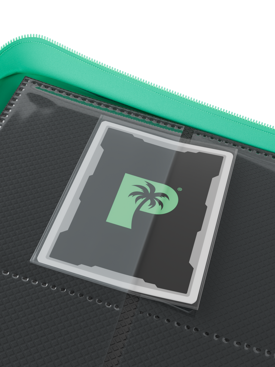 PALMS OFF GAMING  - Stealth 12 Pocket Zip Binder -  TURQUOISE