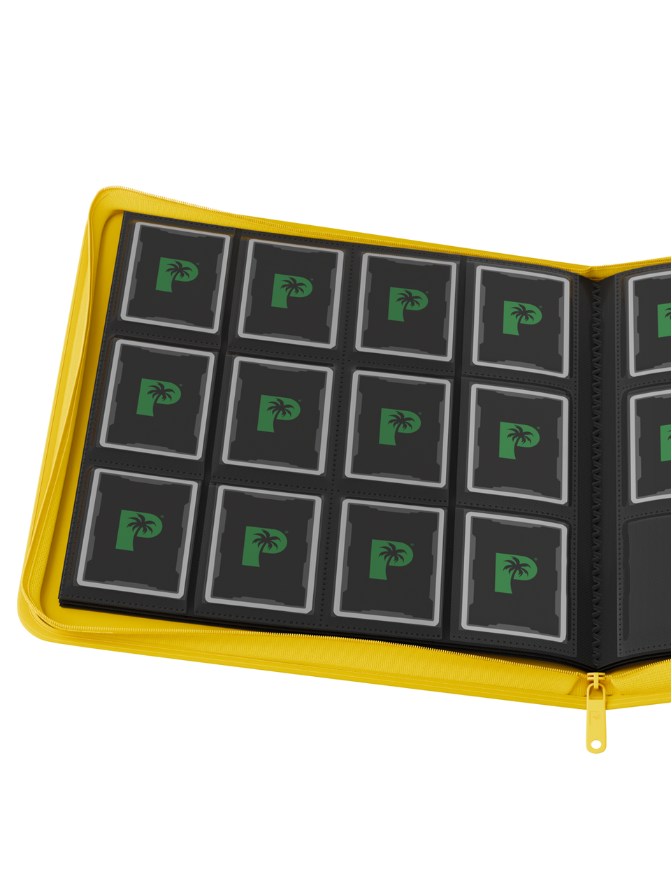 PALMS OFF GAMING - Stealth 12 Pocket Zip Binder - YELLOW