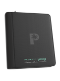PALMS OFF GAMING Collector's Series Top Loader Zip Binder - 4 Pocket - Black