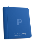 PALMS OFF GAMING Collector's Series Top Loader Zip Binder - 4 Pocket - Blue