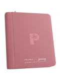 PALMS OFF GAMING Collector's Series Top Loader Zip Binder - 4 Pocket - Pink