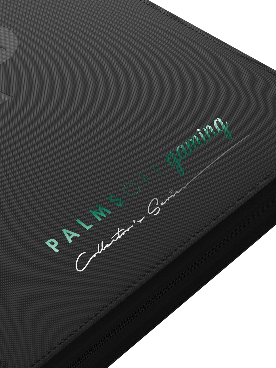 PALMS OFF GAMING Collector's Series Top Loader Zip Binder - 9 Pocket - Black