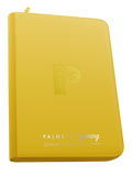 PALMS OFF GAMING Collector's Series Top Loader Zip Binder - 9 Pocket - Yellow