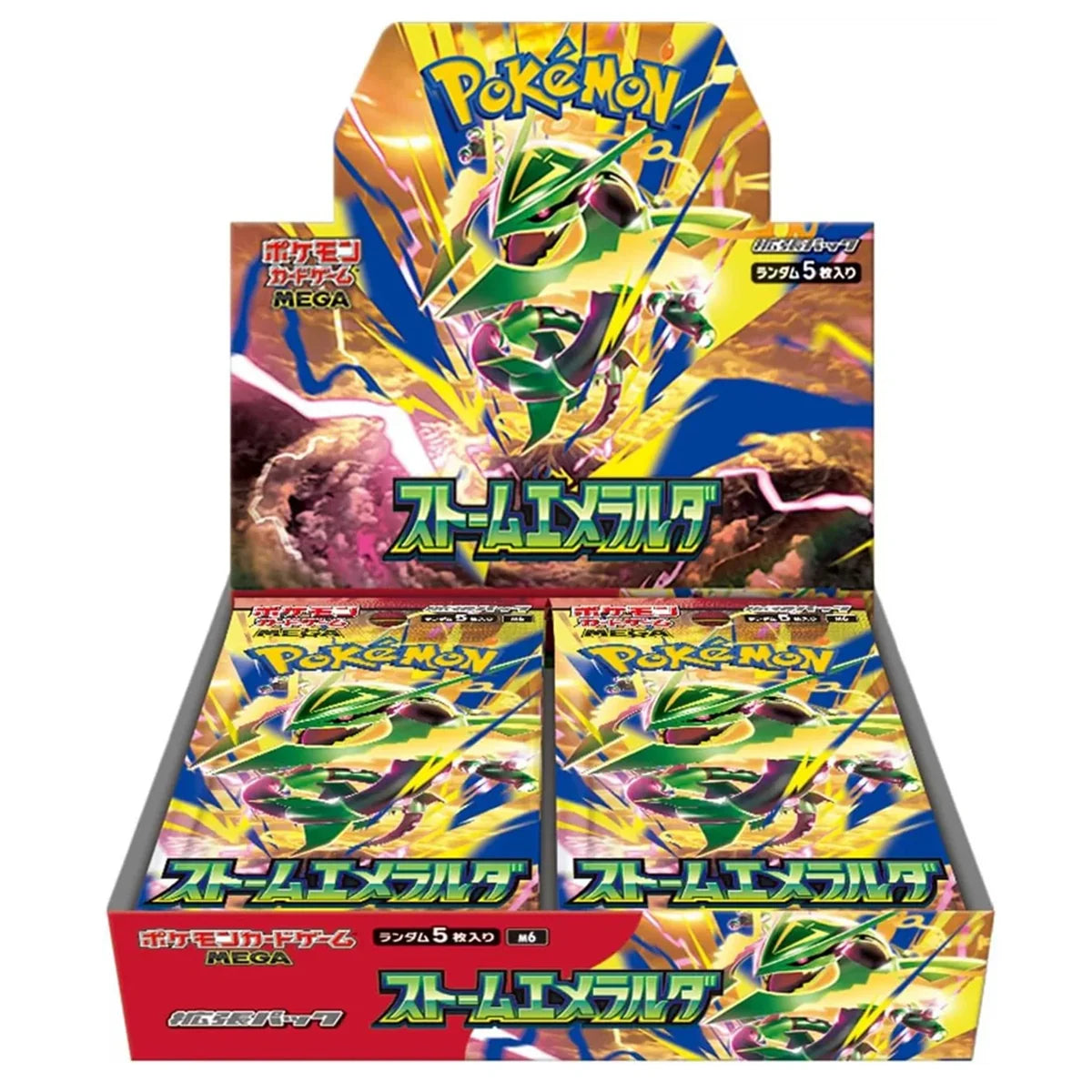Pokemon TCG MEGA - Storm Emeralda M6 Booster Box [LIMITED] [JAPANESE]