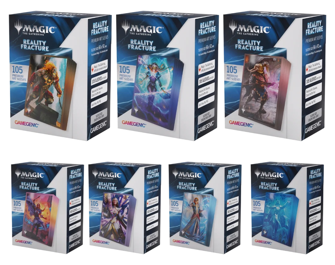Gamegenic - Magic The Gathering Reality Fracture - Premium Art Sleeves (66 x 92 mm) (105 Sleeves Per Pack)