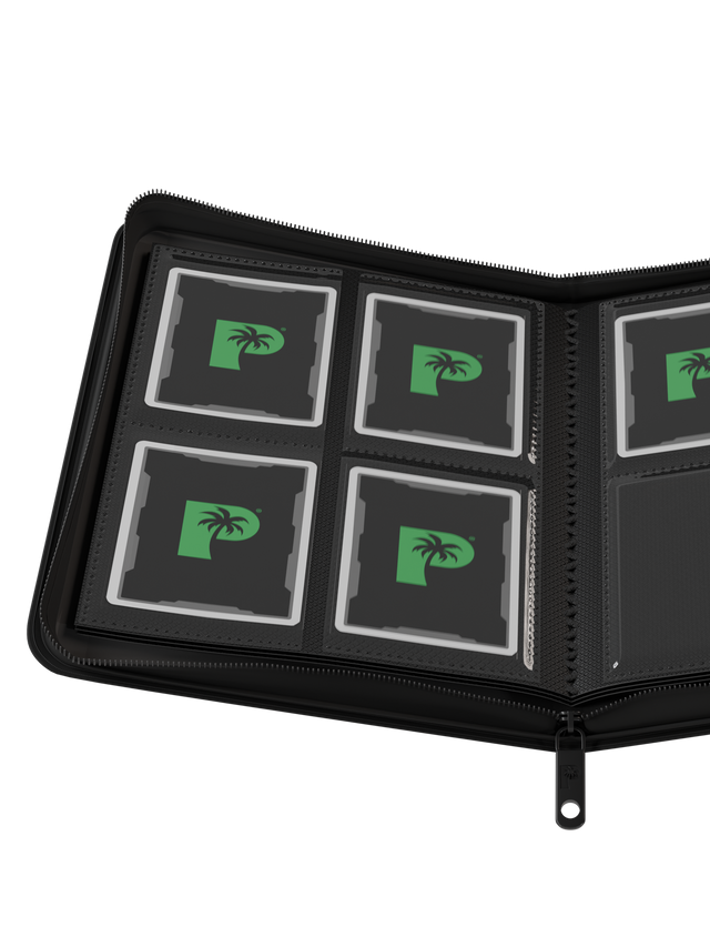Collector's Series 4 Pocket Zip Binder - Black