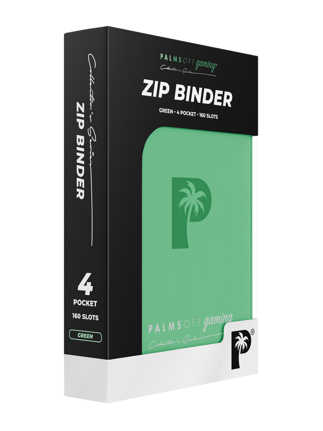 Collector's Series 4 Pocket Zip Binder - Green