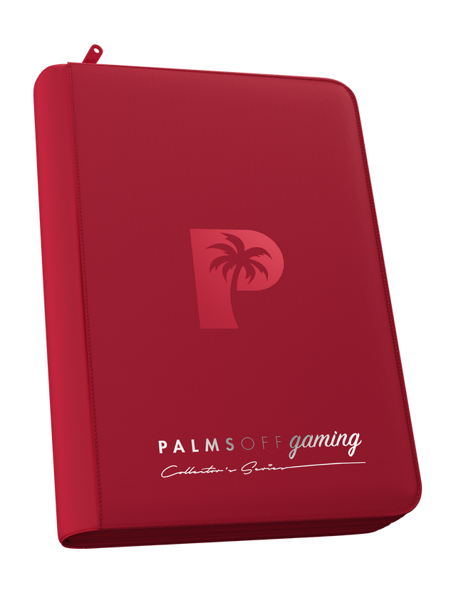 Collector's Series 4 Pocket Zip Binder - Red