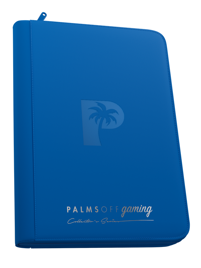Collector's Series 9 Pocket Zip Binder - Blue
