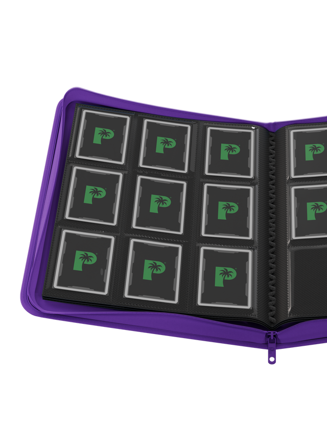 Collector's Series 9 Pocket Zip Binder - Purple