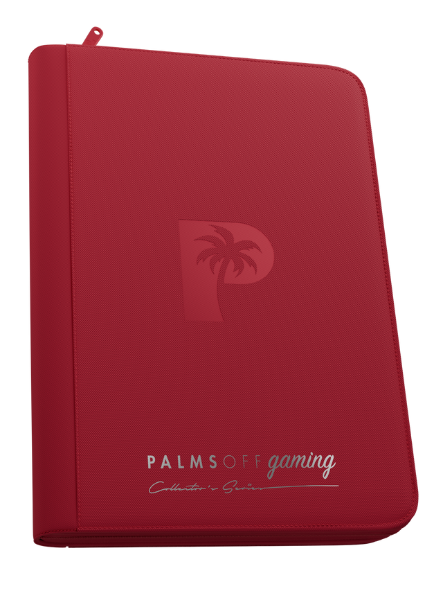 Collector's Series 9 Pocket Zip Binder - Red