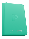 PALMS OFF GAMING Collector's Series Top Loader Zip Binder - 9 Pocket - Turquoise