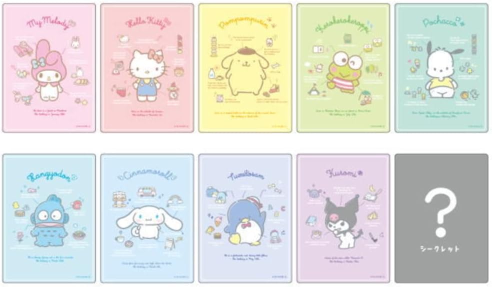 [CLEARANCE] Sanrio - Characters Secret Clear Card Keychain [BLIND] image 1
