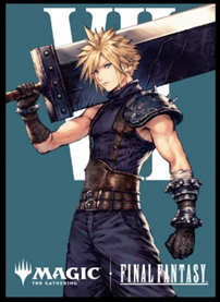 Magic the Gathering - FINAL FANTASY Players Card Sleeve MFS-31 Character Borderless Edition Cloud, Ex-SOLDIER