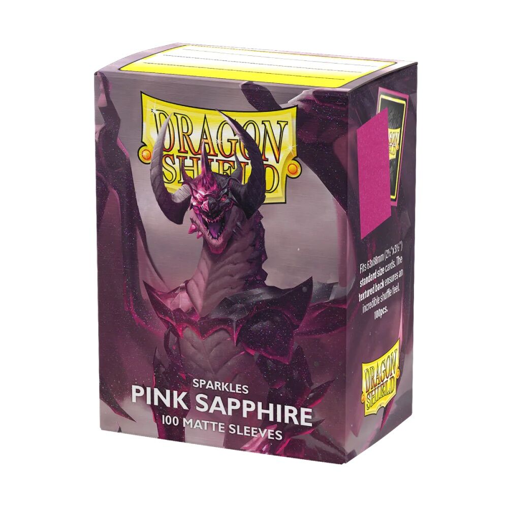 Dragon Shield: Sleeves – Matte – Sparkles: Pink Sapphire