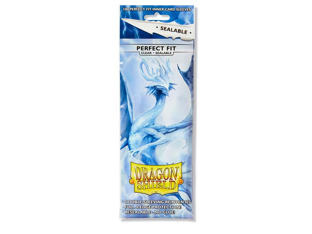 Dragon Shield: Perfect Fit Inner Sleeves – Sealable – Clear