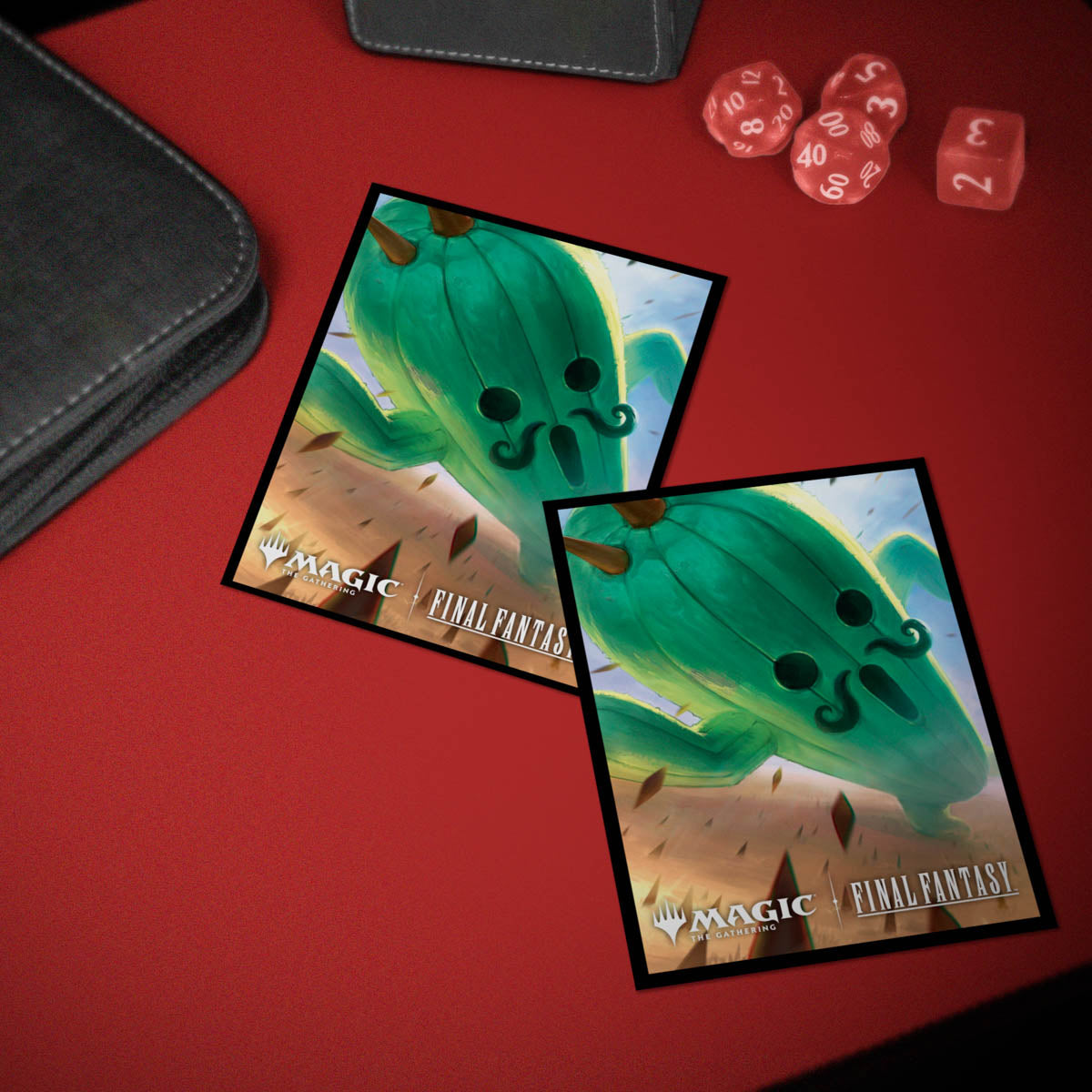 Magic the Gathering - FINAL FANTASY 100ct Deck Protector Sleeves v8 for MtG (Jumbo Cactuar) image 3