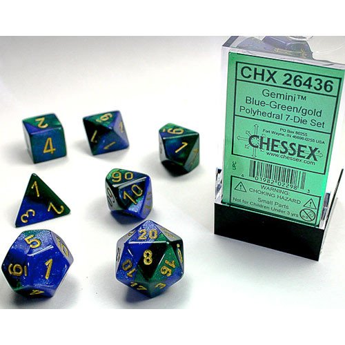 Chessex Polyhedral 7-Die Classic Die