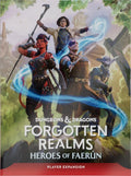 D&D Dungeons & Dragons Forgotten Realms Heroes of Faerun Player Expansion Hardcover