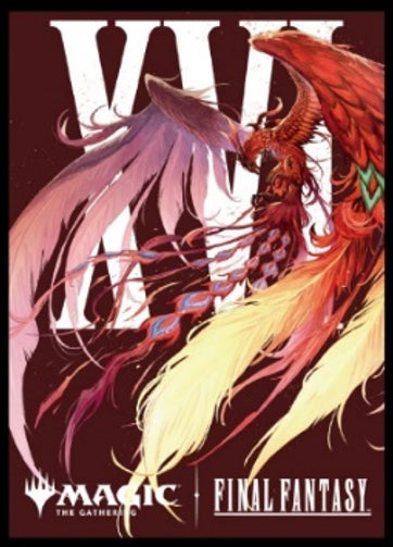 Magic the Gathering - FINAL FANTASY Players Card Sleeve MFS-17 Character Borderless Edition Phoenix, Warden of Fire image 0