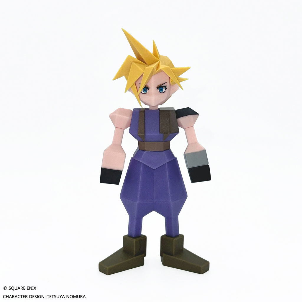 Final Fantasy VII - Polygon Soft Vinyl Figure Cloud Strife image 0