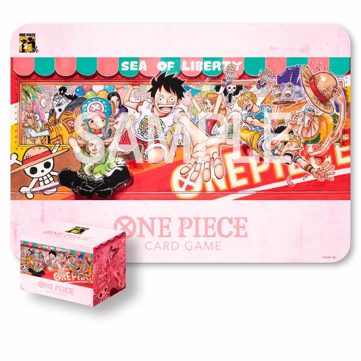 [CLEARANCE]One Piece Card Game - Playmat and Card Case Set 25th Edition [LIMITED] image 0