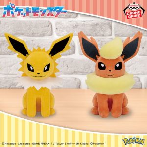 Pokémon - Mofugutto Plush「Eevee Friends」～Flareon OR Jolteon～