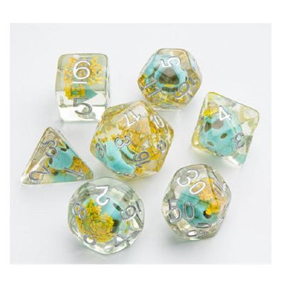 Gamegenic Embraced Series - Green Skull - RPG Dice Set (7pcs)