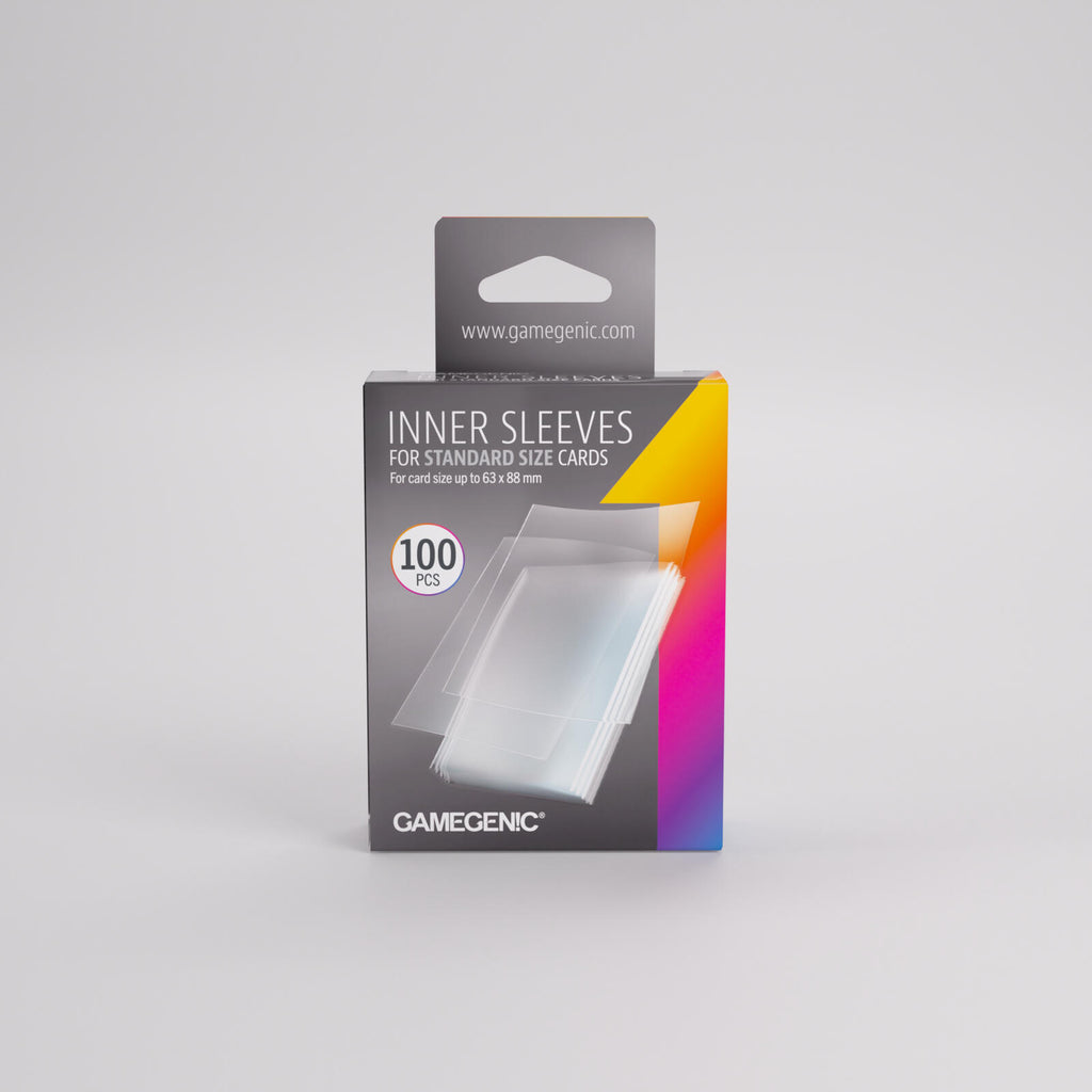 Gamegenic Inner Card Sleeves - Size Code INNER - (64mm x 89mm) (100 Sleeves Per Pack)