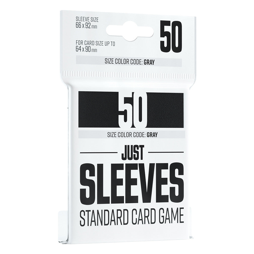 Gamegenic - Just Sleeves Standard Card Game Black