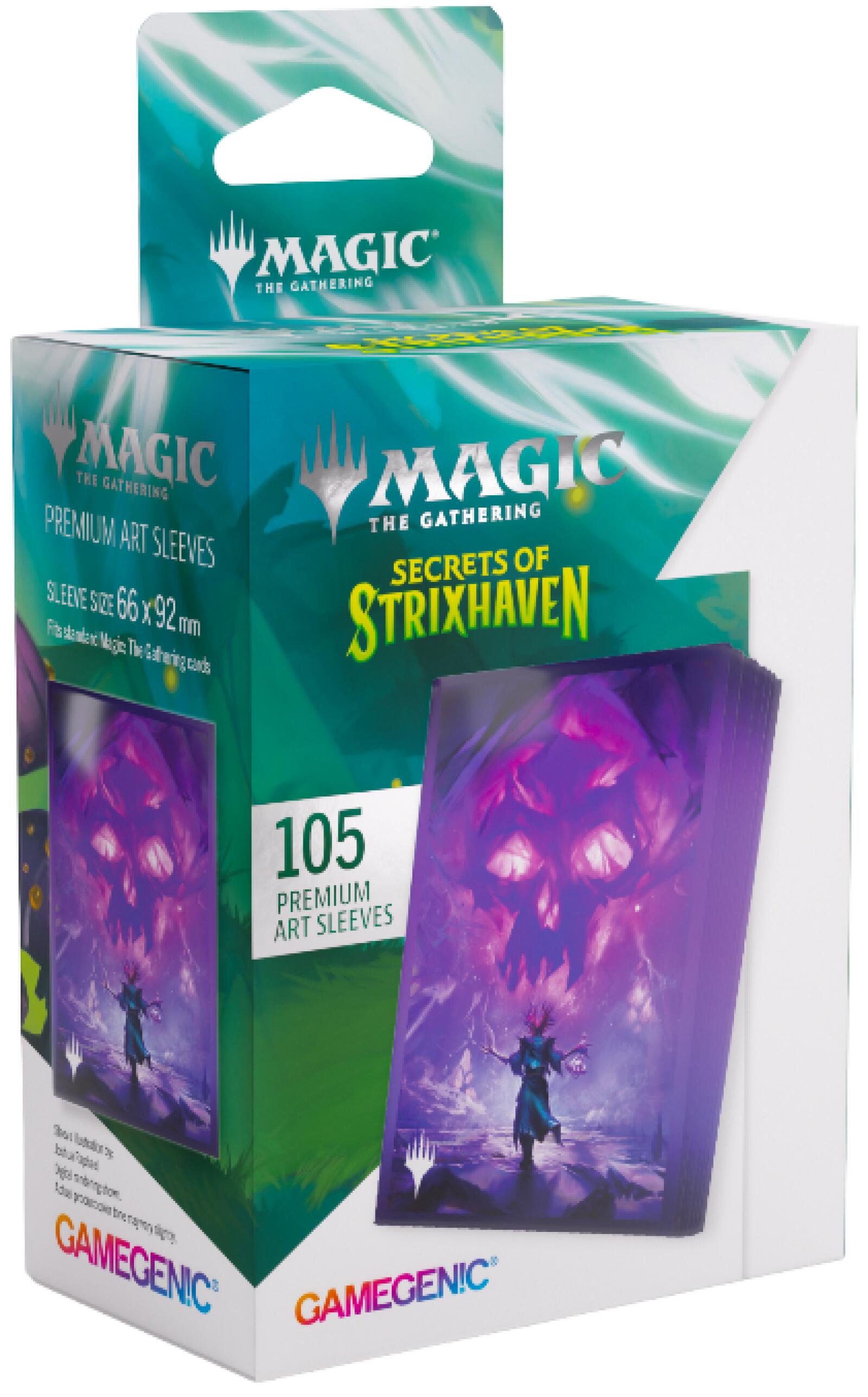Magic The Gathering - Secrets of Strixhaven Premium Art Sleeves (66 x 92 mm) (105 Sleeves Per Pack)