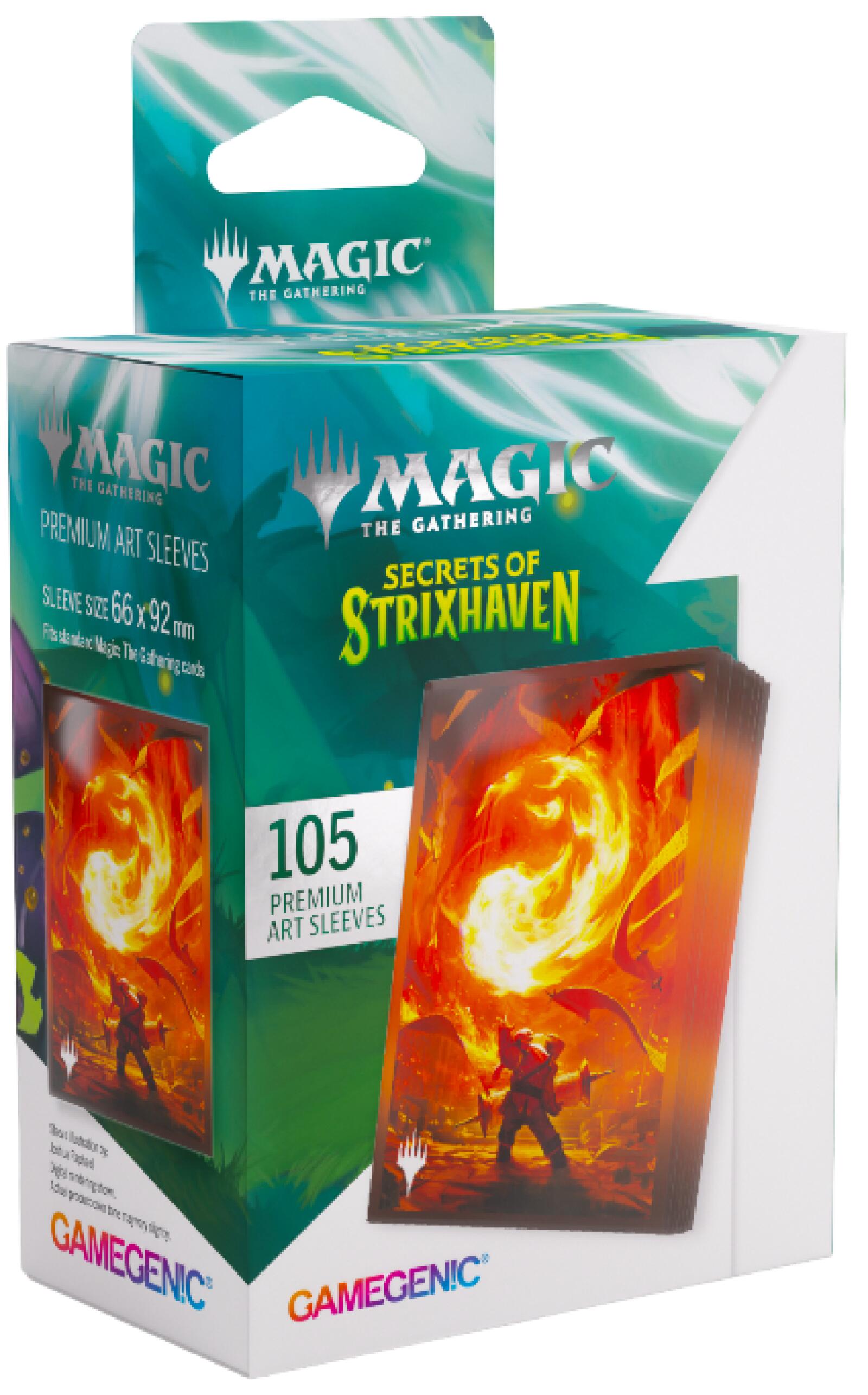 Magic The Gathering - Secrets of Strixhaven Premium Art Sleeves (66 x 92 mm) (105 Sleeves Per Pack)