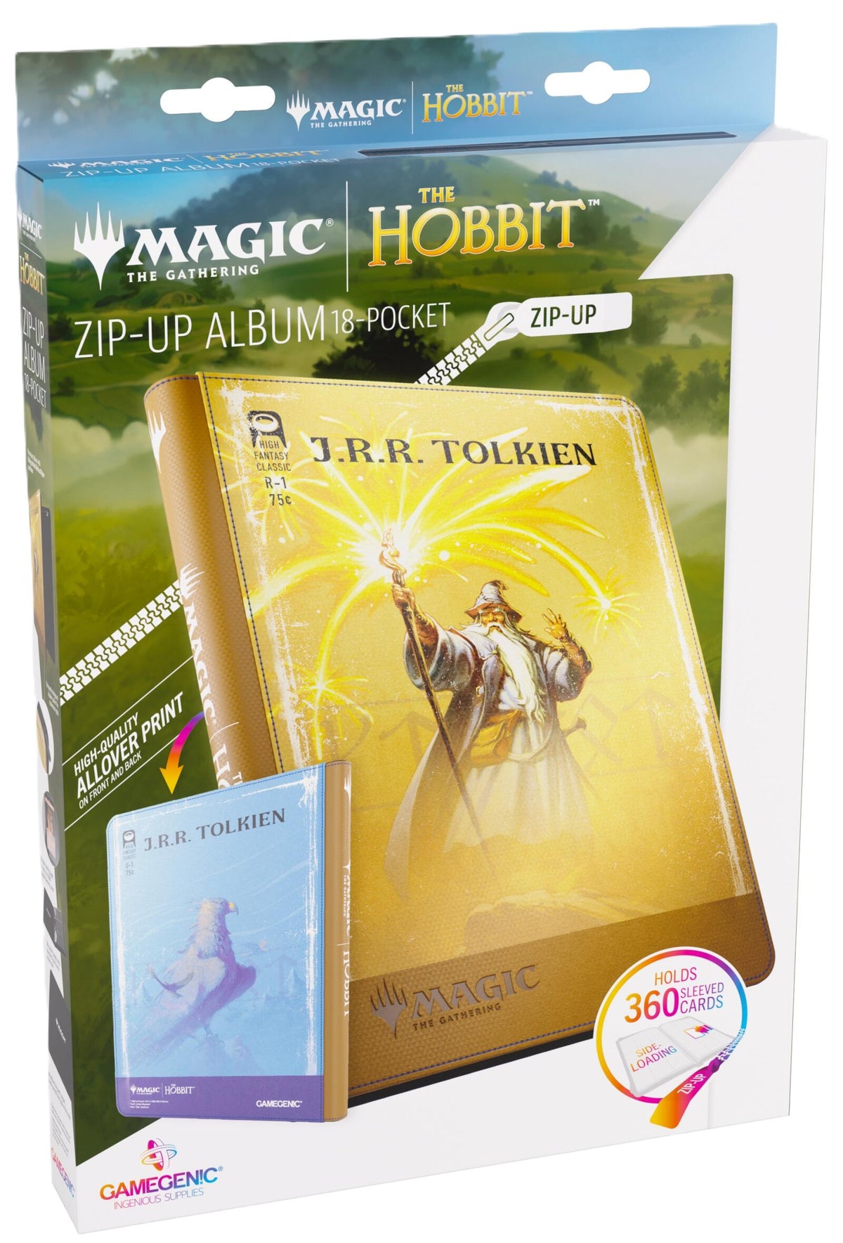 Magic The Gathering - The Hobbit Zip-Up Album 18-Pocket - Gandalf, Goblin's Bane/The Lord of the Eagles
