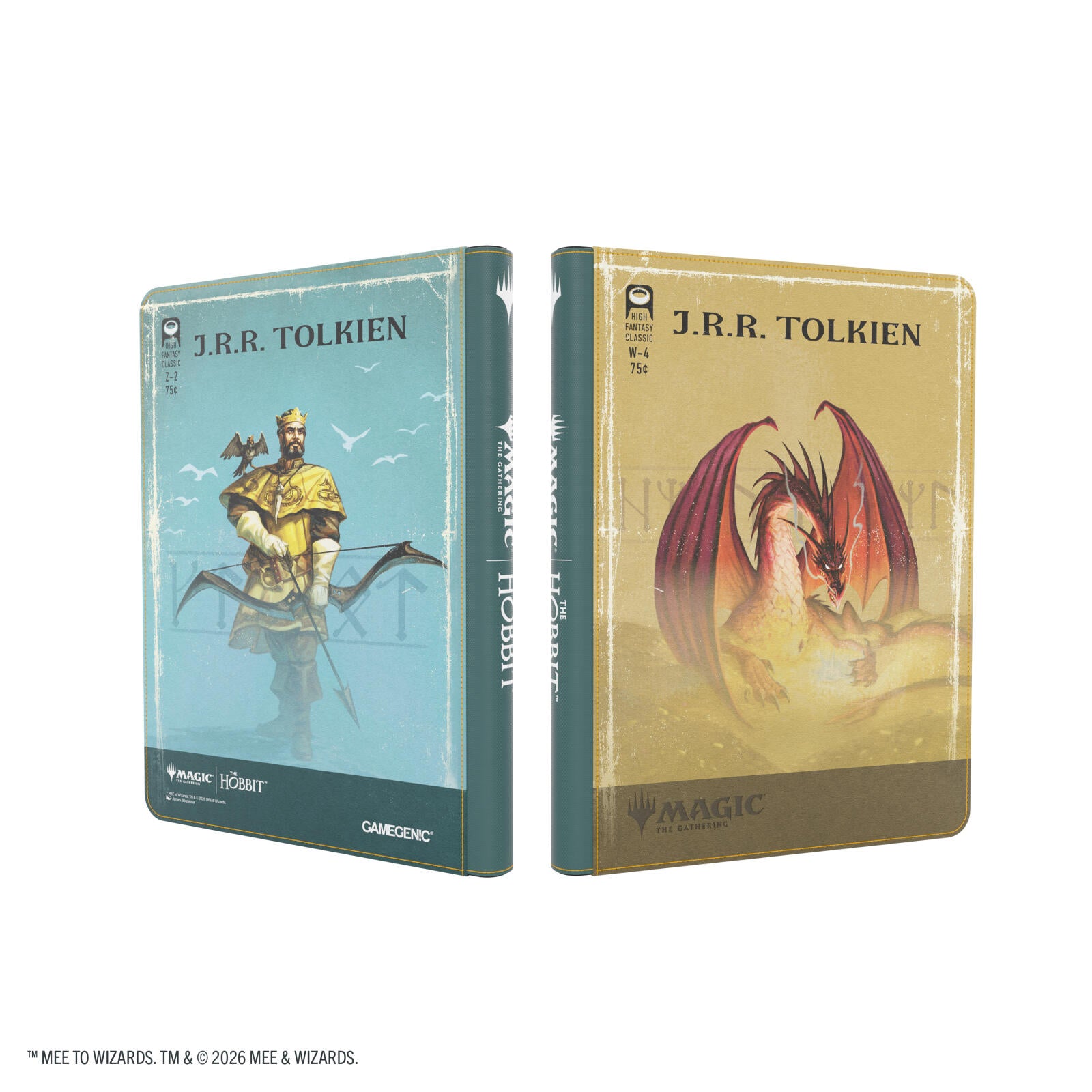 Magic The Gathering - The Hobbit Zip-Up Album 18-Pocket - Gleaming Splendor/The King of Dale