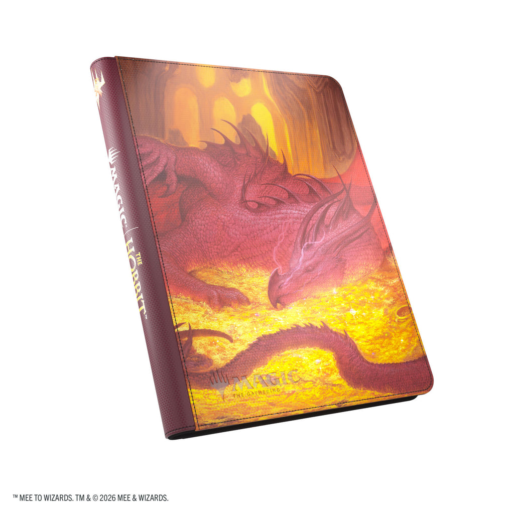Magic The Gathering - The Hobbit Zip-Up Album 18-Pocket - Smaug's Mox Amber
