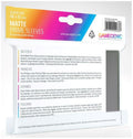 Gamegenic Matte Prime Card Sleeves Dark Gray (66mm x 91mm) (100 Sleeves Per Pack)