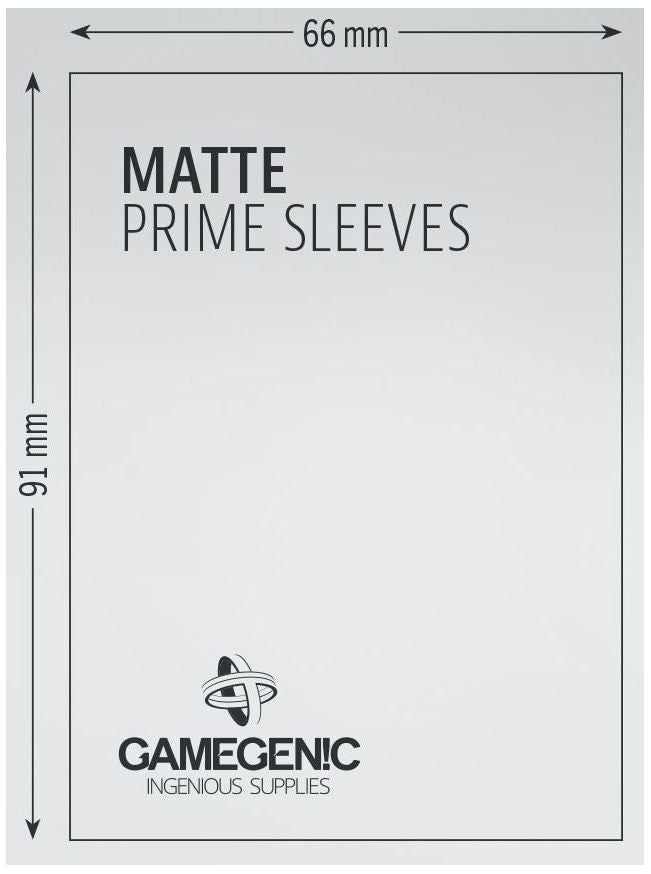 Gamegenic Matte Prime Card Sleeves Pink (66mm x 91mm) (100 Sleeves Per Pack)