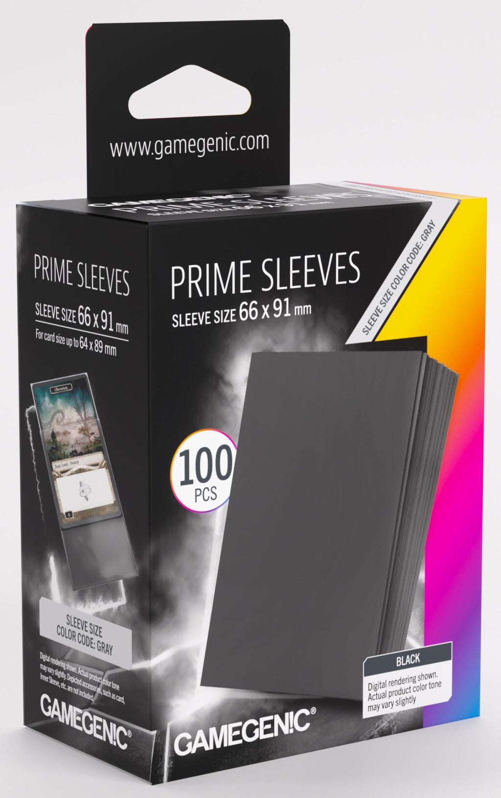 Gamegenic Prime Card Sleeves (66mm x 91mm) (100 Sleeves Per Pack)