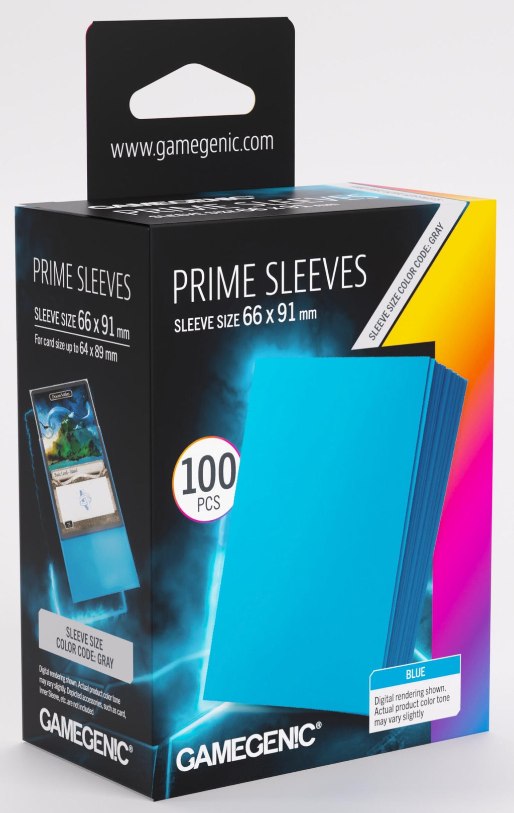 Gamegenic Prime Card Sleeves (66mm x 91mm) (100 Sleeves Per Pack)