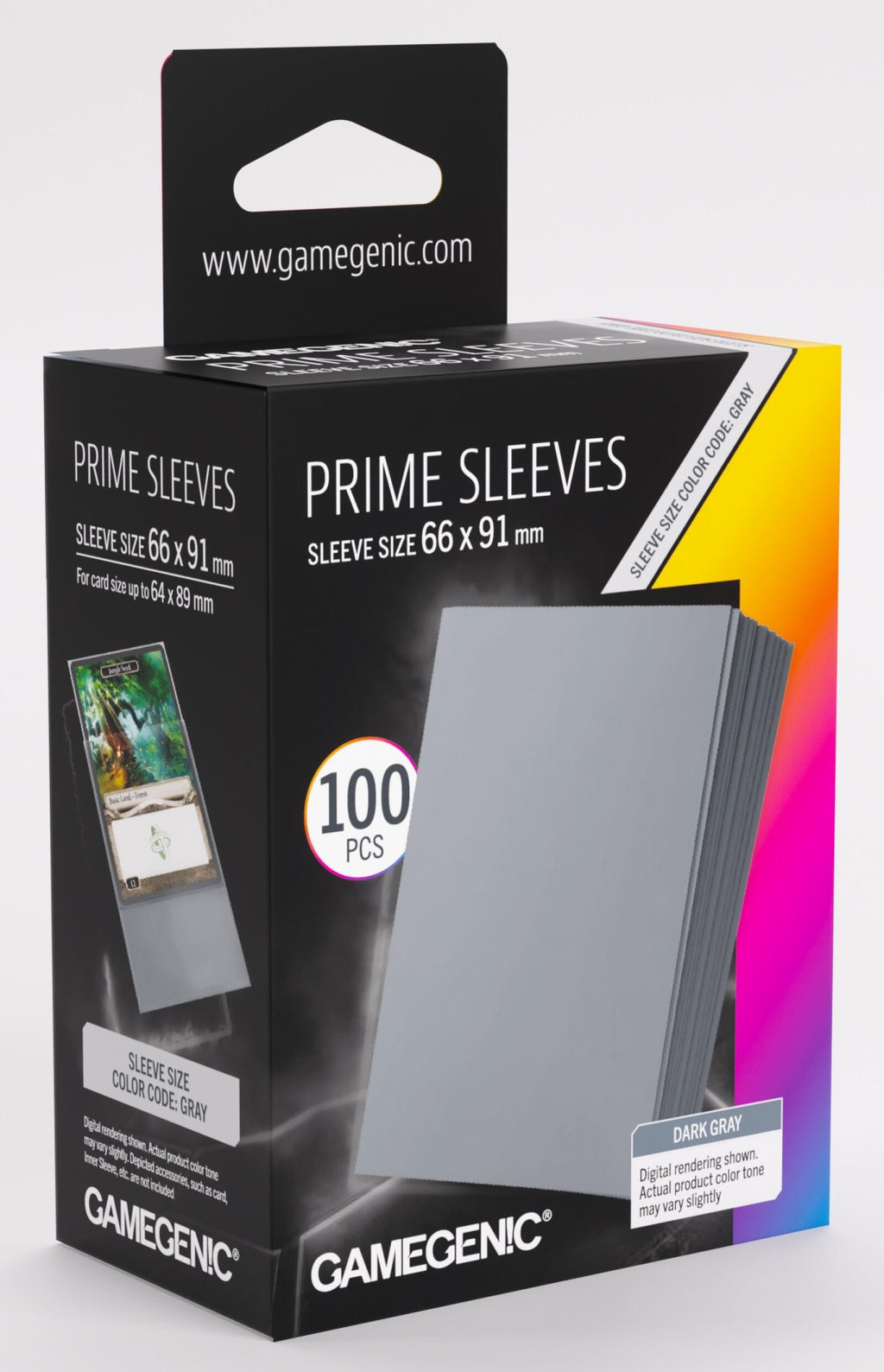Gamegenic Prime Card Sleeves (66mm x 91mm) (100 Sleeves Per Pack)