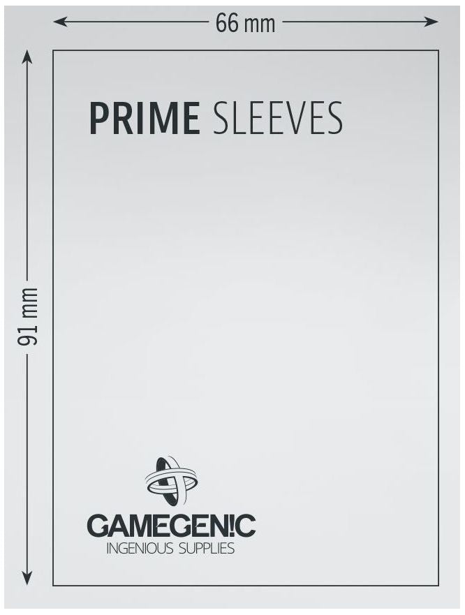 Gamegenic Prime Card Sleeves Pink (66mm x 91mm) (100 Sleeves Per Pack)