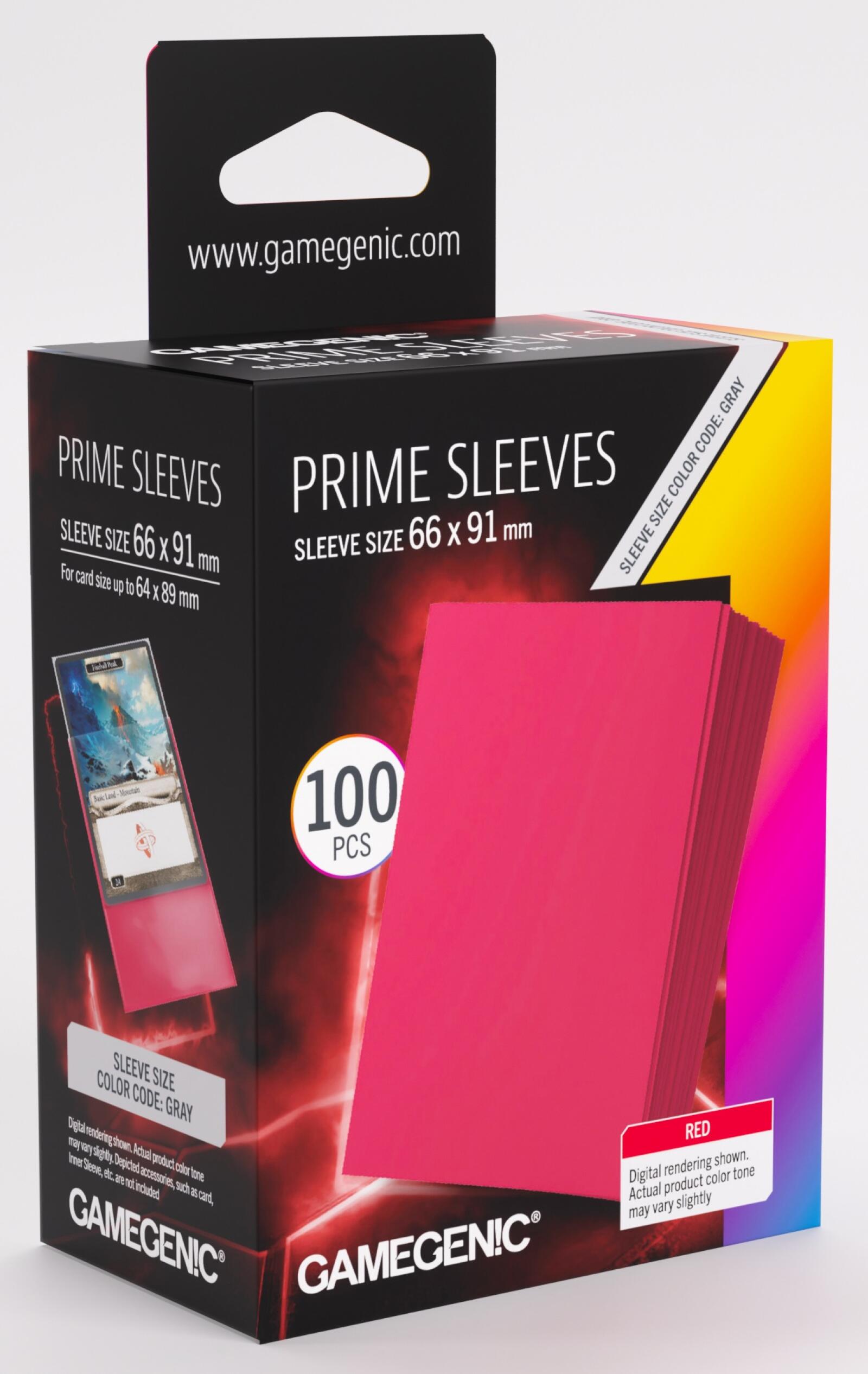Gamegenic Prime Card Sleeves (66mm x 91mm) (100 Sleeves Per Pack)