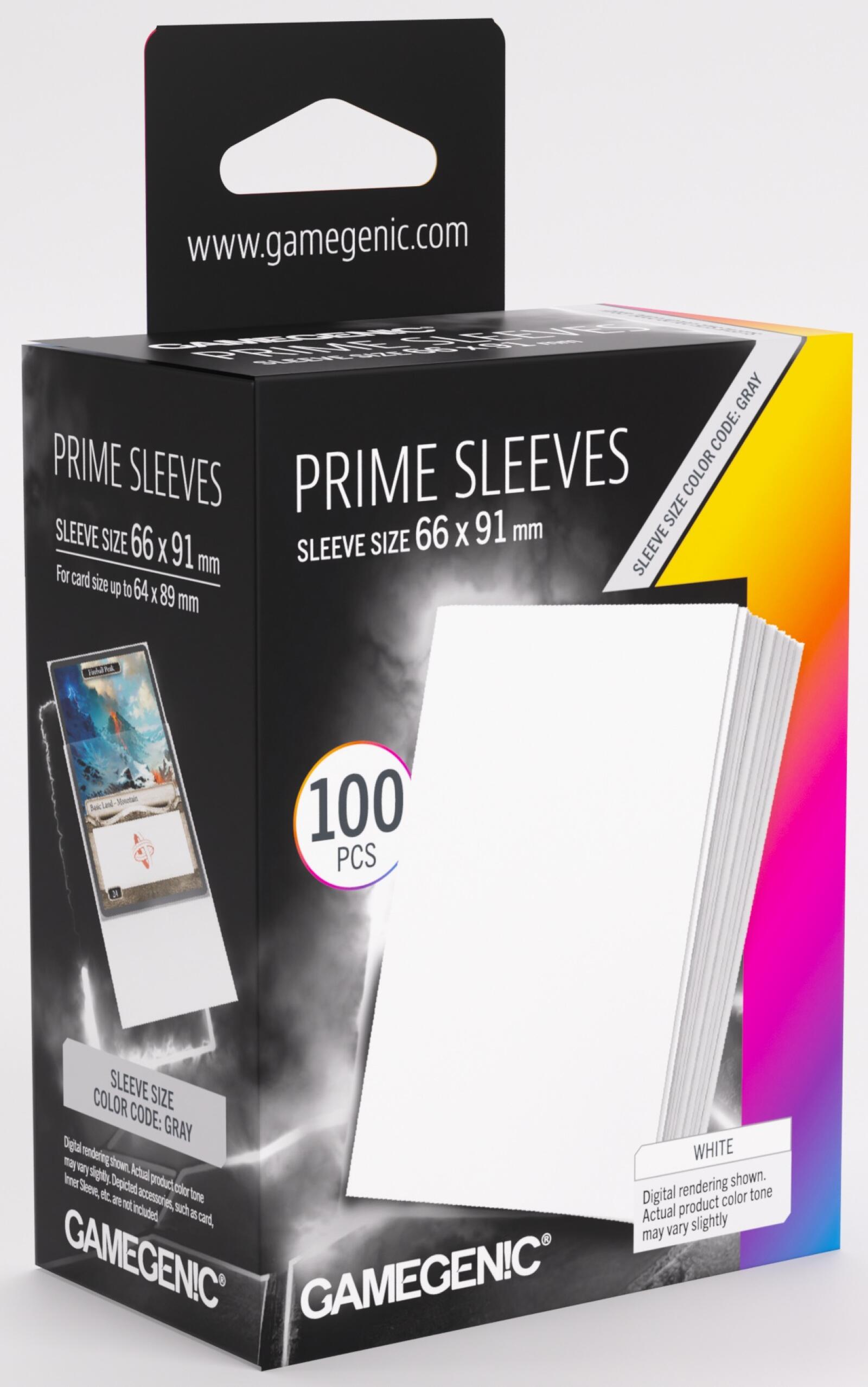 Gamegenic Prime Card Sleeves (66mm x 91mm) (100 Sleeves Per Pack)
