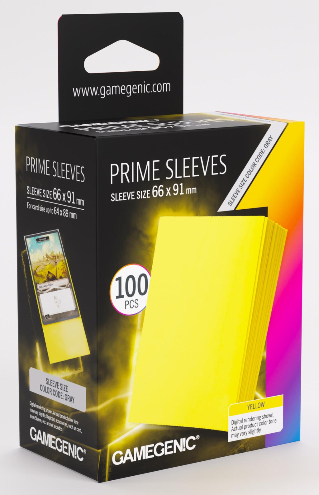 Gamegenic Prime Card Sleeves (66mm x 91mm) (100 Sleeves Per Pack)