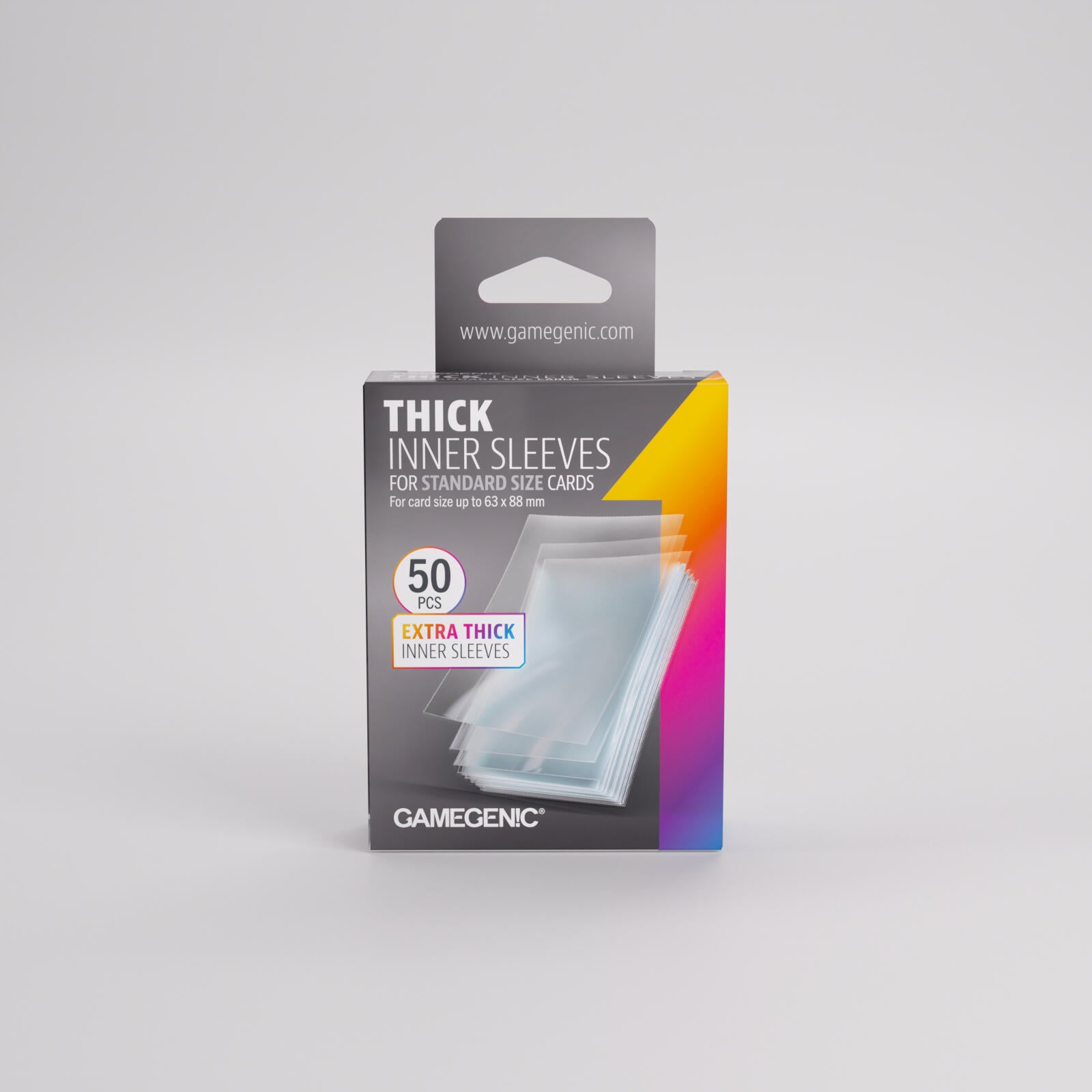 Gamegenic Thick Inner Card Sleeves (64mm x 89mm) (50  Sleeves Per Pack)